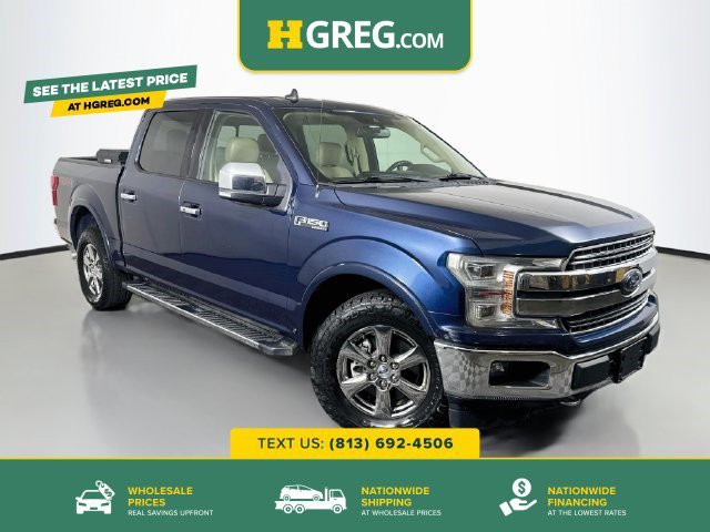 Used 2020 Blue Jeans Metallic Ford LARIAT image 1