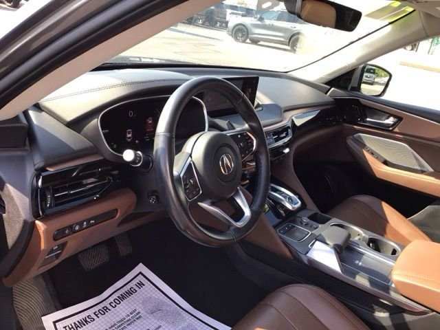 Used 2022 Liquid Carbon Metallic Acura Technology image 8