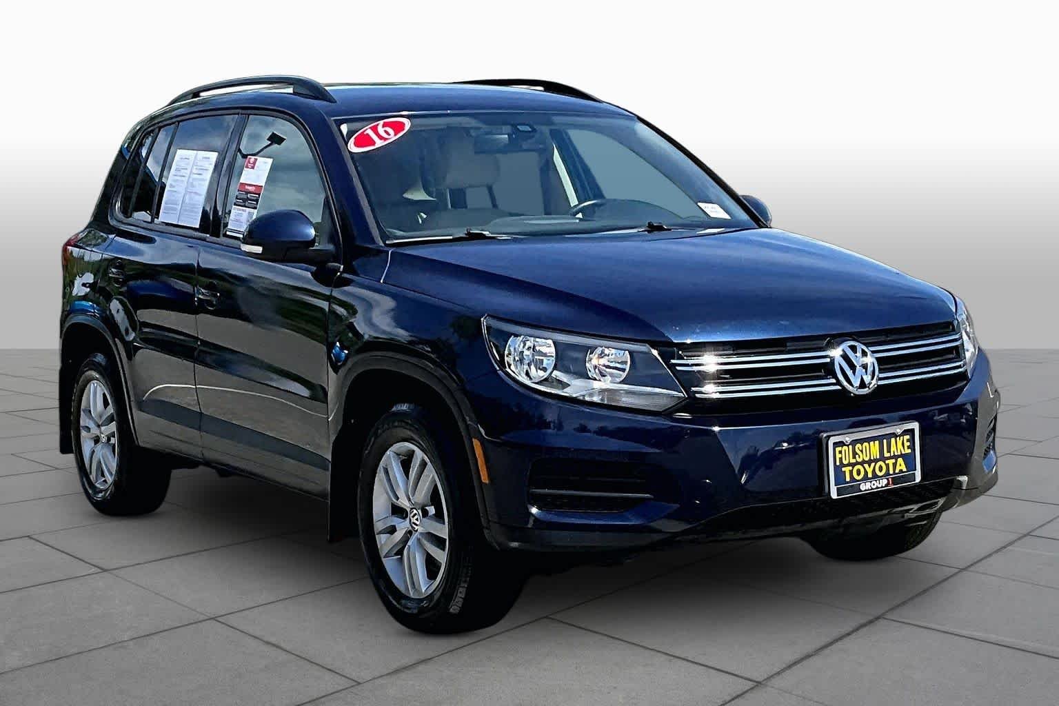 Used 2016 Volkswagen Tiguan S with VIN WVGBV7AX4GW587465 for sale in Folsom, CA