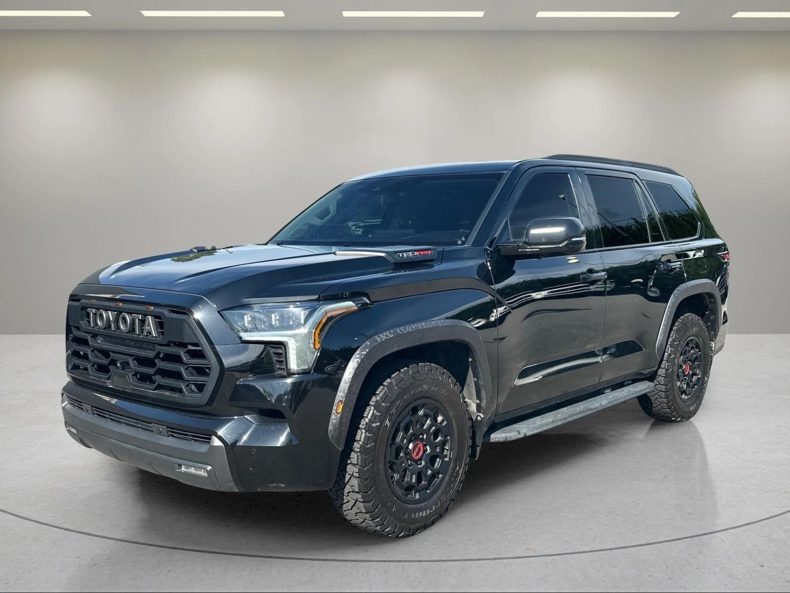 Used 2023 Midnight Black Metallic Toyota TRD Pro image 1