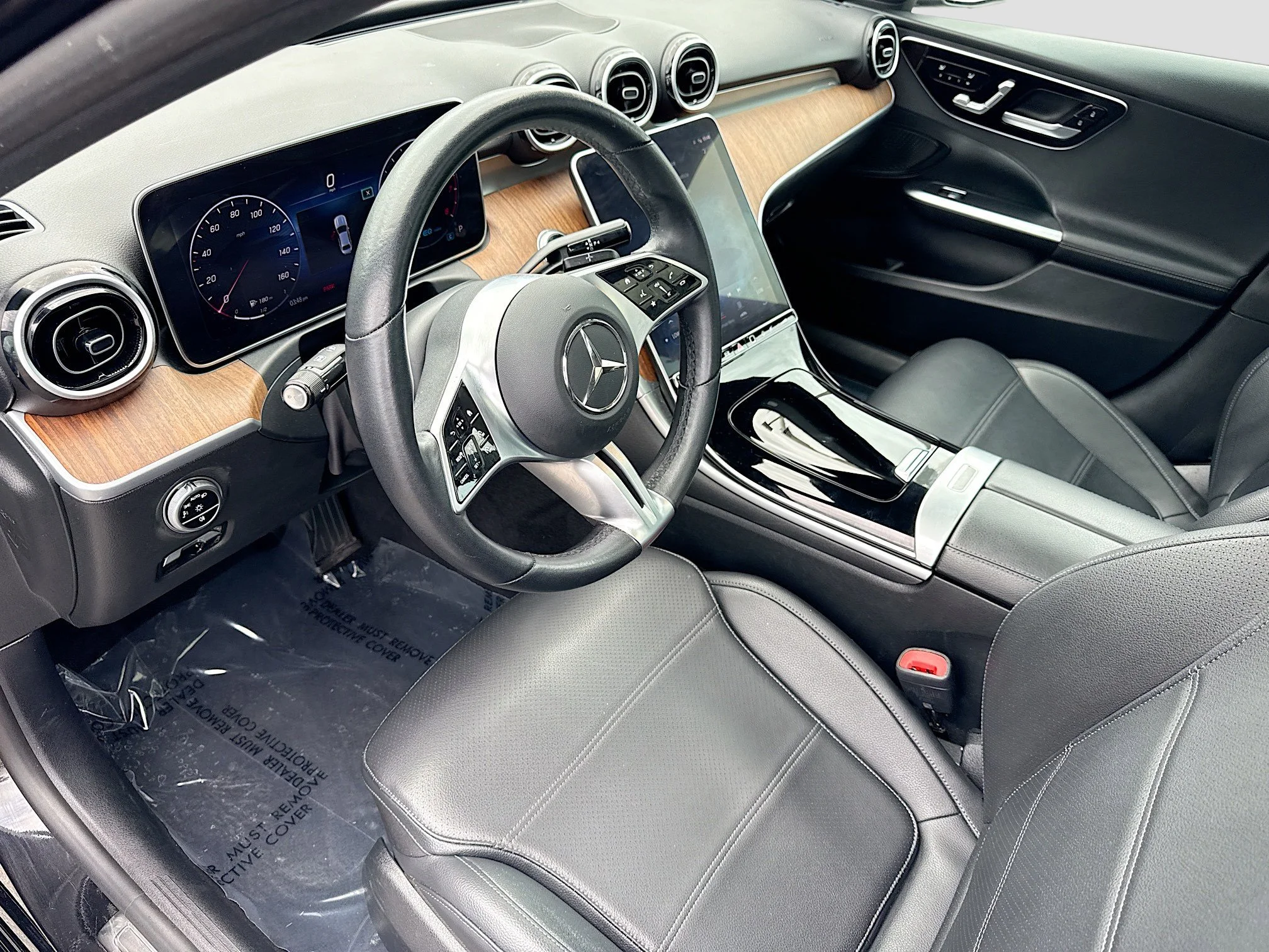 Used 2022 Obsidian Black Metallic Mercedes-Benz C 300 image 26