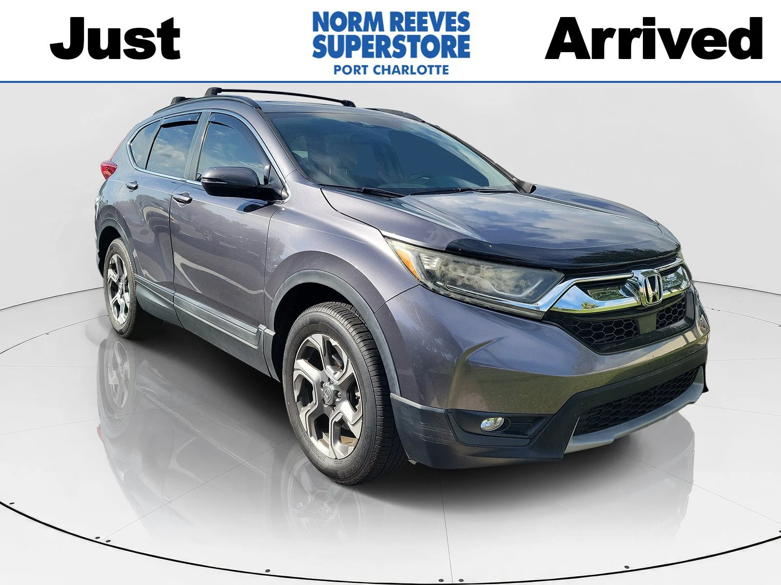 Used 2017 Modern Steel Metallic Honda EX image 1