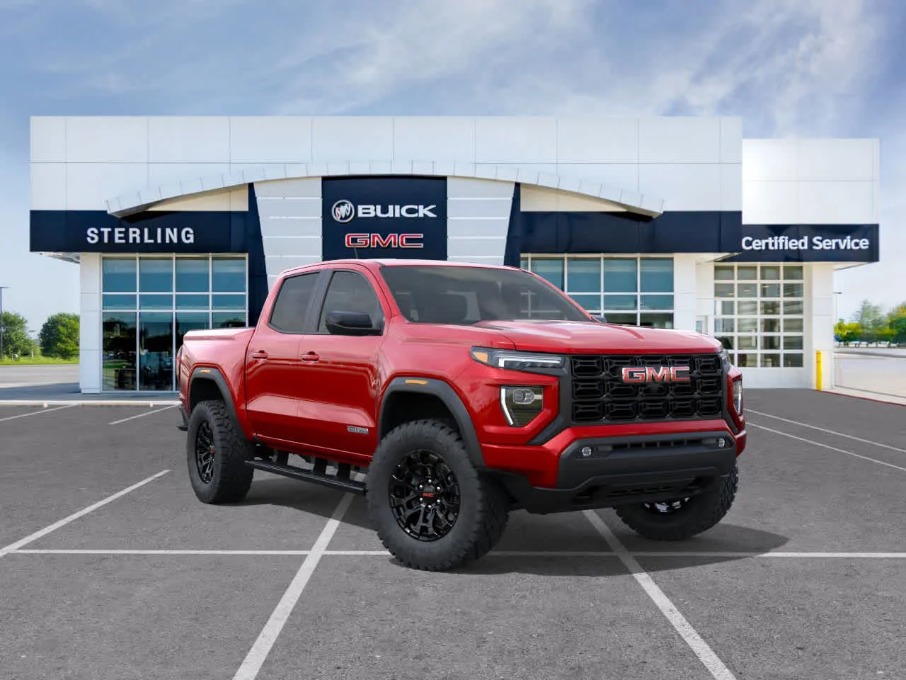 New 2026 Volcanic Red Tintcoat GMC Elevation image 2