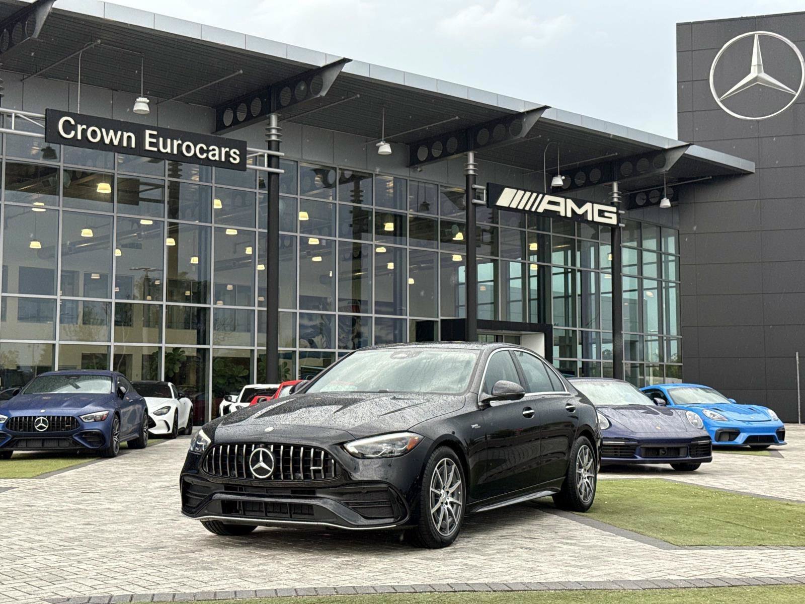 New 2026 Black Mercedes-Benz AMG® C 43 4MATIC® Sedan image 1