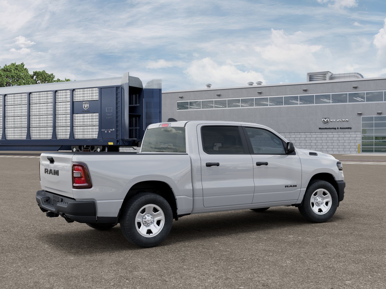 New 2026 Bright White Clear-Coat Exterior Paint RAM TRADESMAN image 2