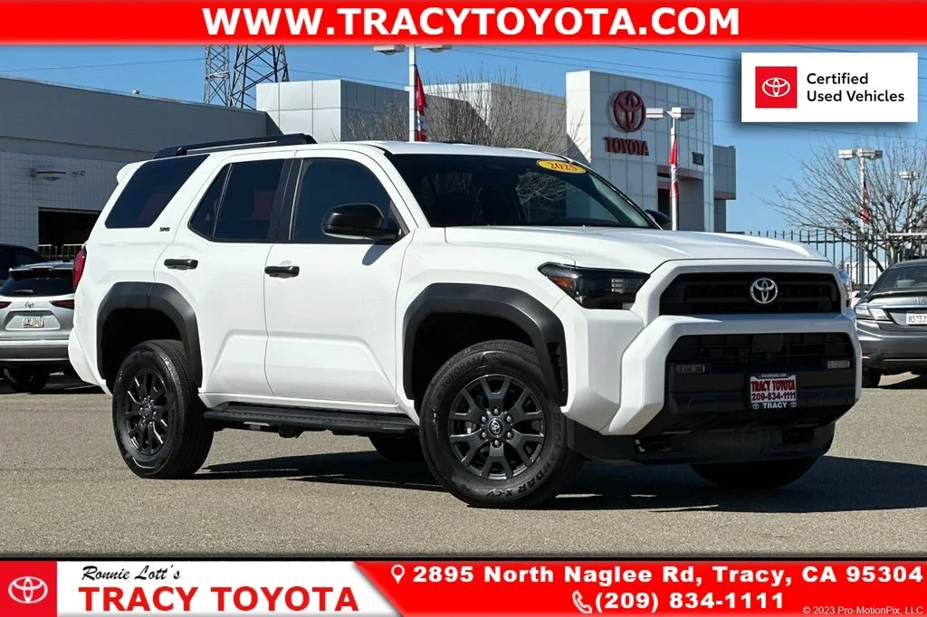Certified Used 2025 White Toyota SR5 image 1