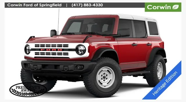 New 2026 Ruby Red Metallic Tinted Clearcoat Ford Heritage Edition image 1