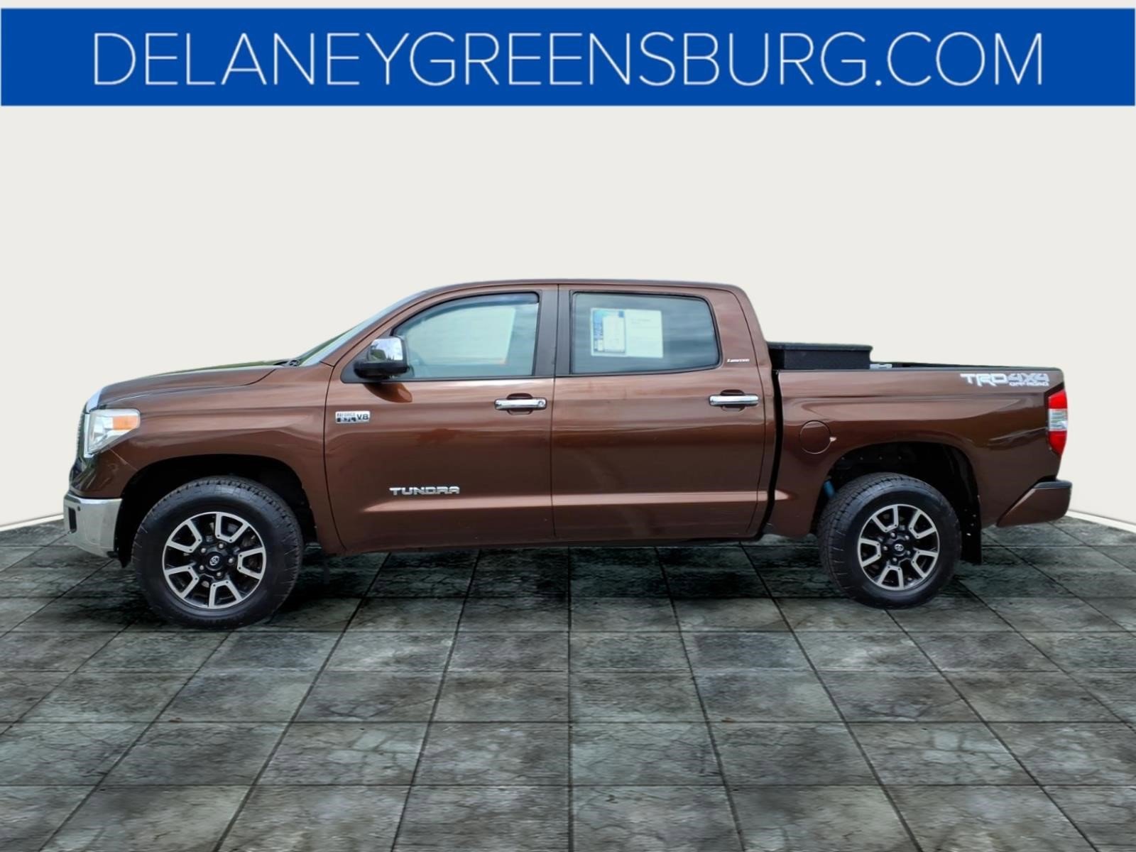 Used 2016 Sunset Bronze Toyota Limited CrewMax image 6