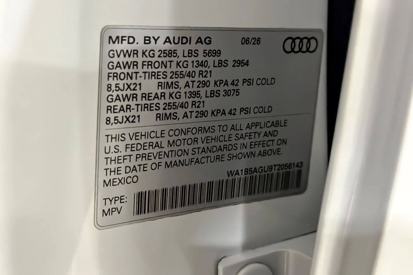 New 2026 Glacier White Metallic Audi Premium Plus 3.0 TFSI quattro image 28