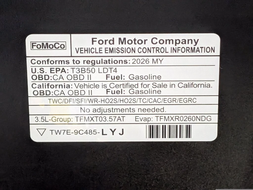 New 2026 Agate Black Metallic Ford Lariat® image 31