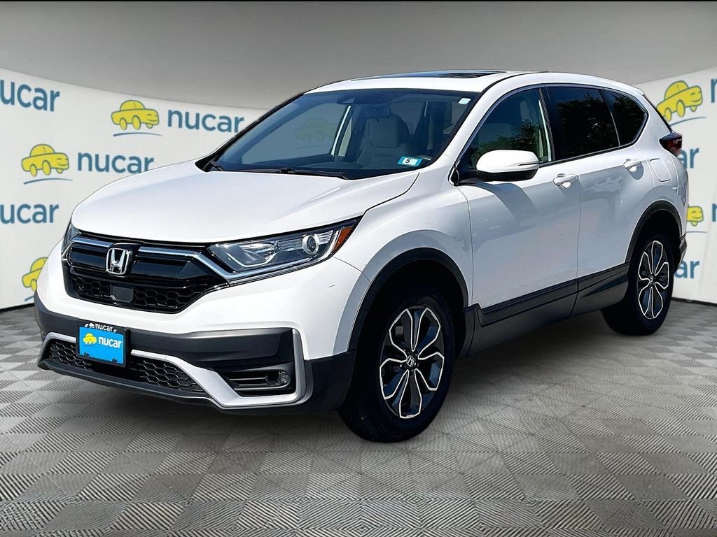 Used 2022 Platinum White Pearl Honda EX image 3