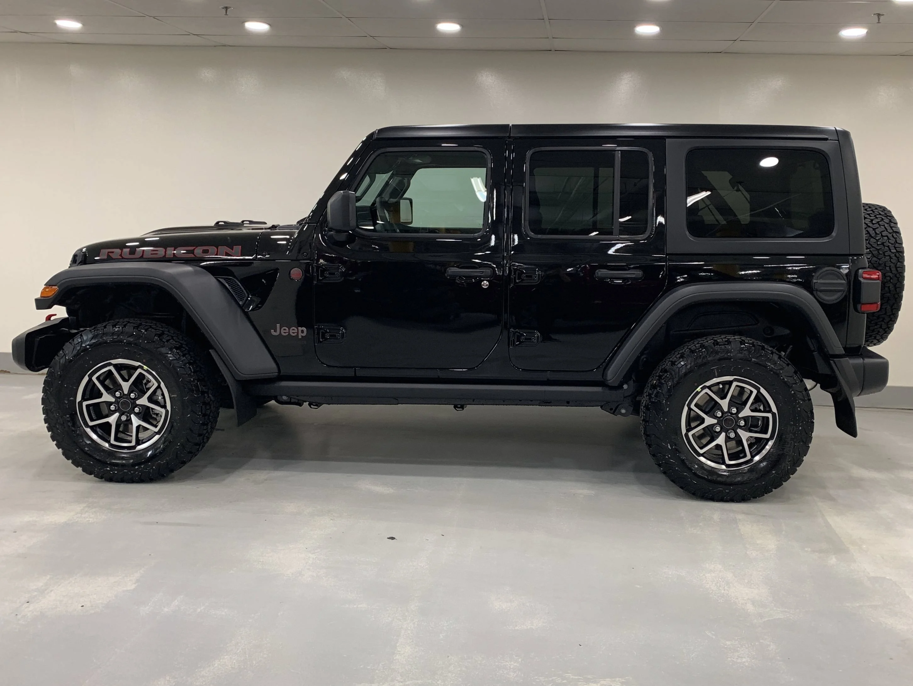 New 2025 Black Jeep Rubicon image 2