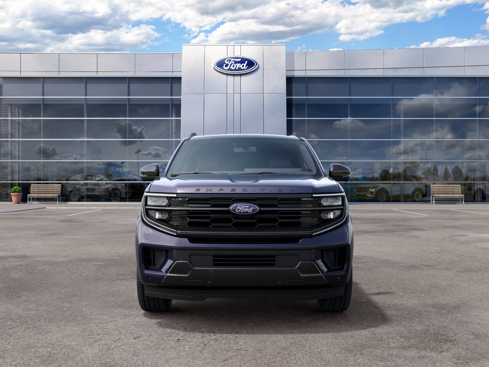 New 2027 Blue Ember Metallic Ford Platinum image 4