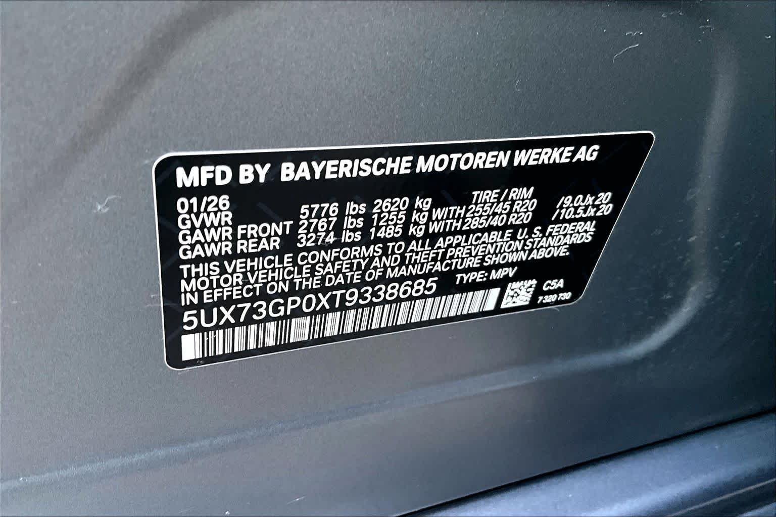 Used 2026 Frozen Pure Grey Metallic BMW M50 xDrive image 34