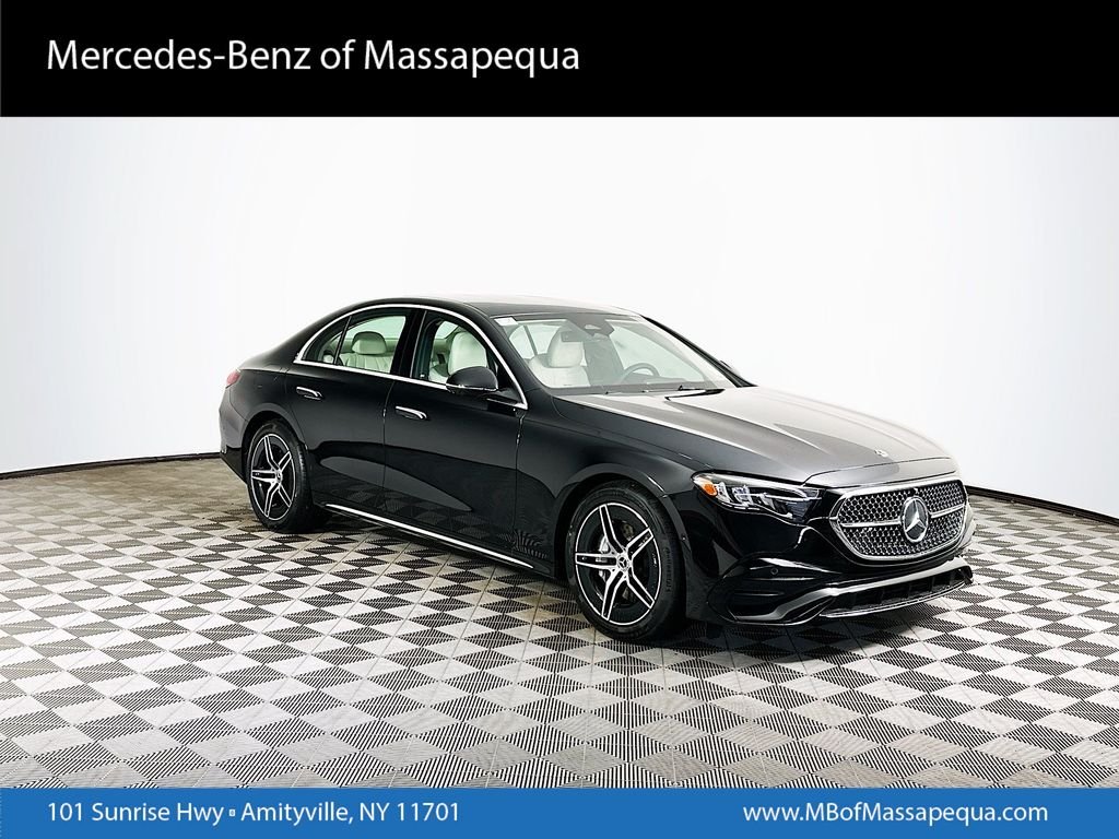 New 2026 Obsidian Black Metallic Mercedes-Benz E 450 image 1