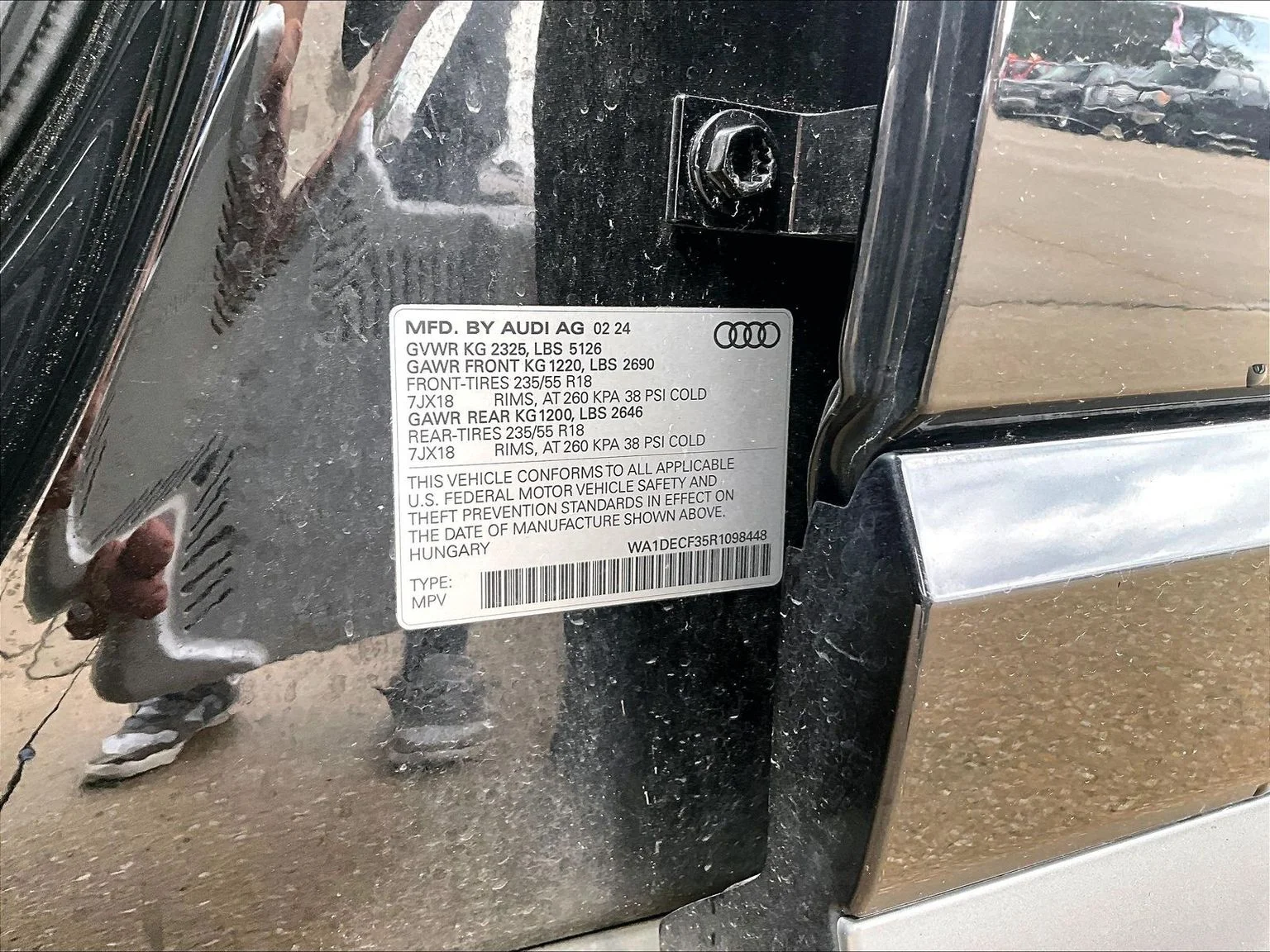 Used 2024 White Audi Premium image 3