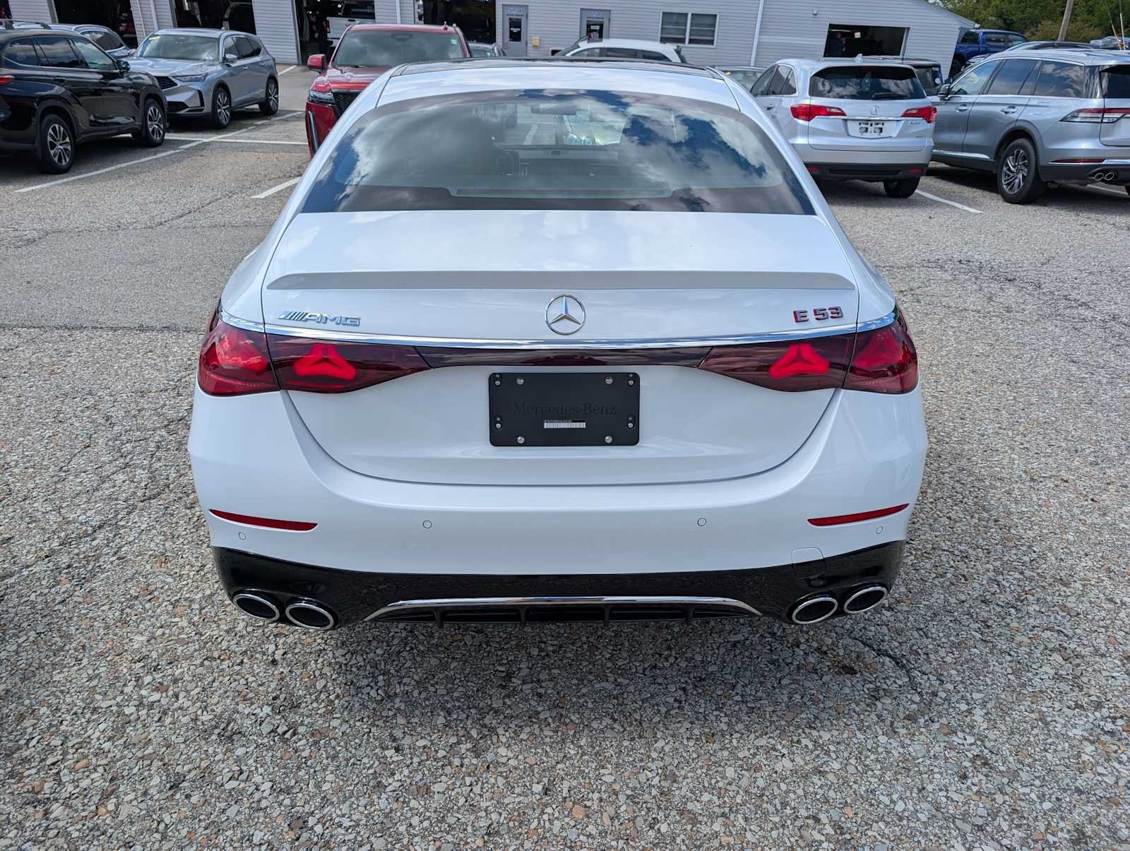 New 2027 MANUFAKTUR Moonlight White Metallic Mercedes-Benz AMG® E 53 Hybrid Sedan image 5