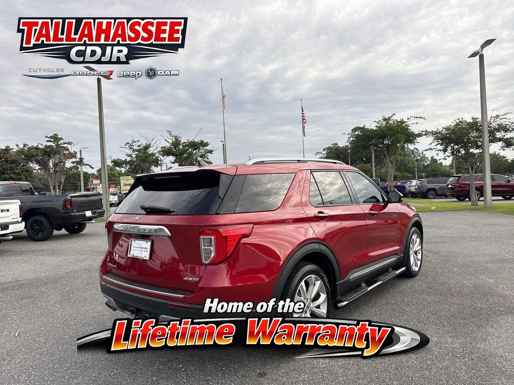 Used 2023 Red Metallic Ford Platinum image 3
