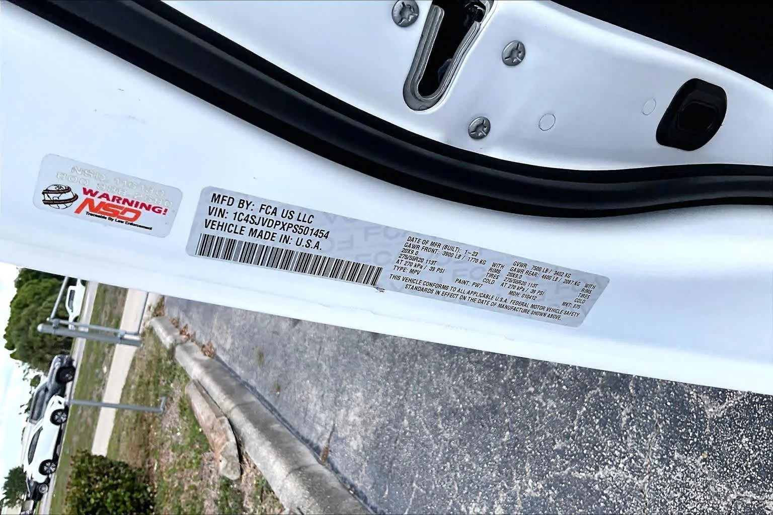 Used 2023 Bright White Clearcoat Jeep Series III image 35
