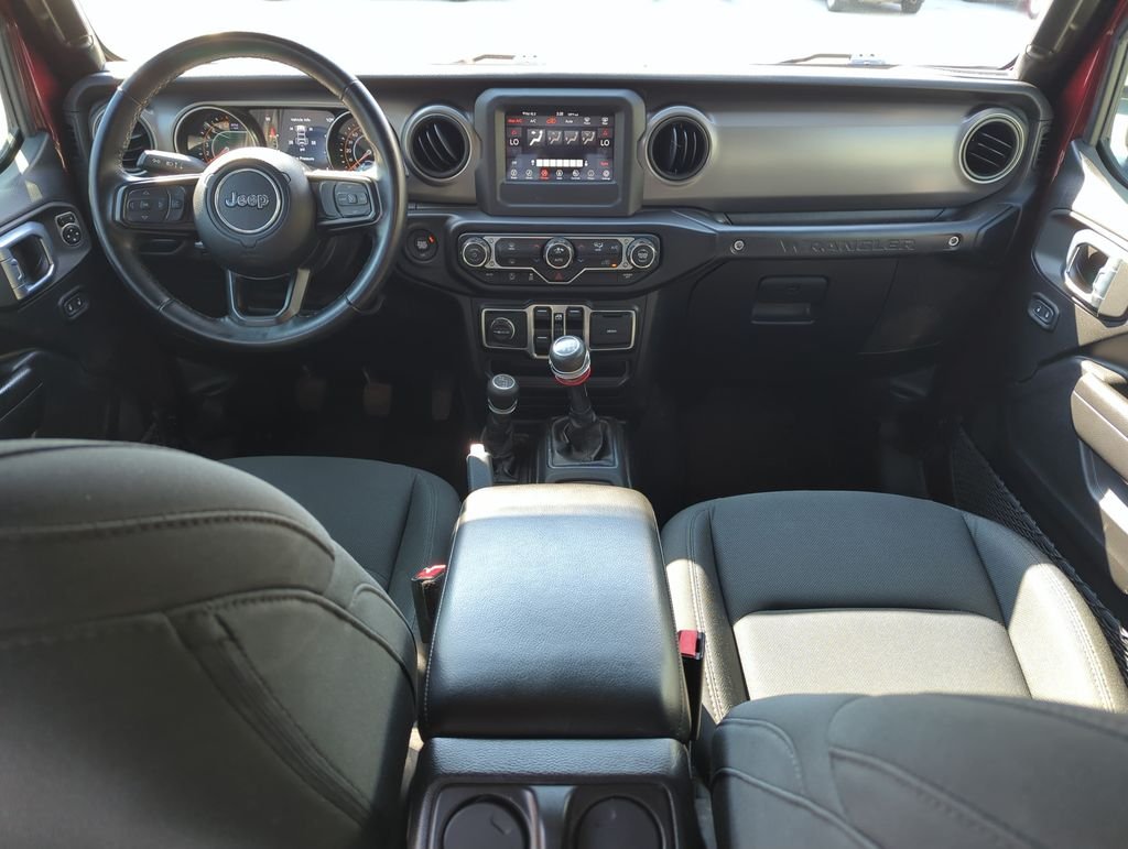 Used 2021 Red Jeep Unlimited Willys image 14