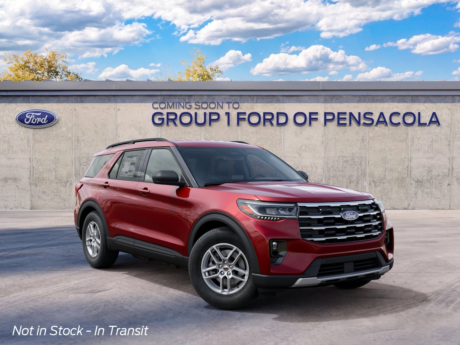 New 2027 Ruby Red Metallic Tinted Clearcoat Ford Active image 4
