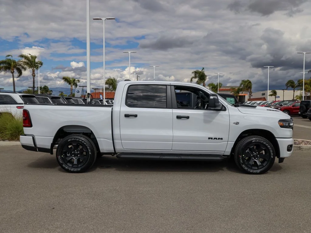 New 2026 Bright White Clear-Coat Exterior Paint RAM Black Express image 2