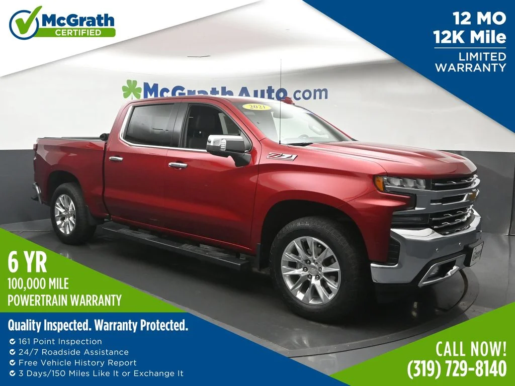 Used 2021 Red Chevrolet LTZ image 1