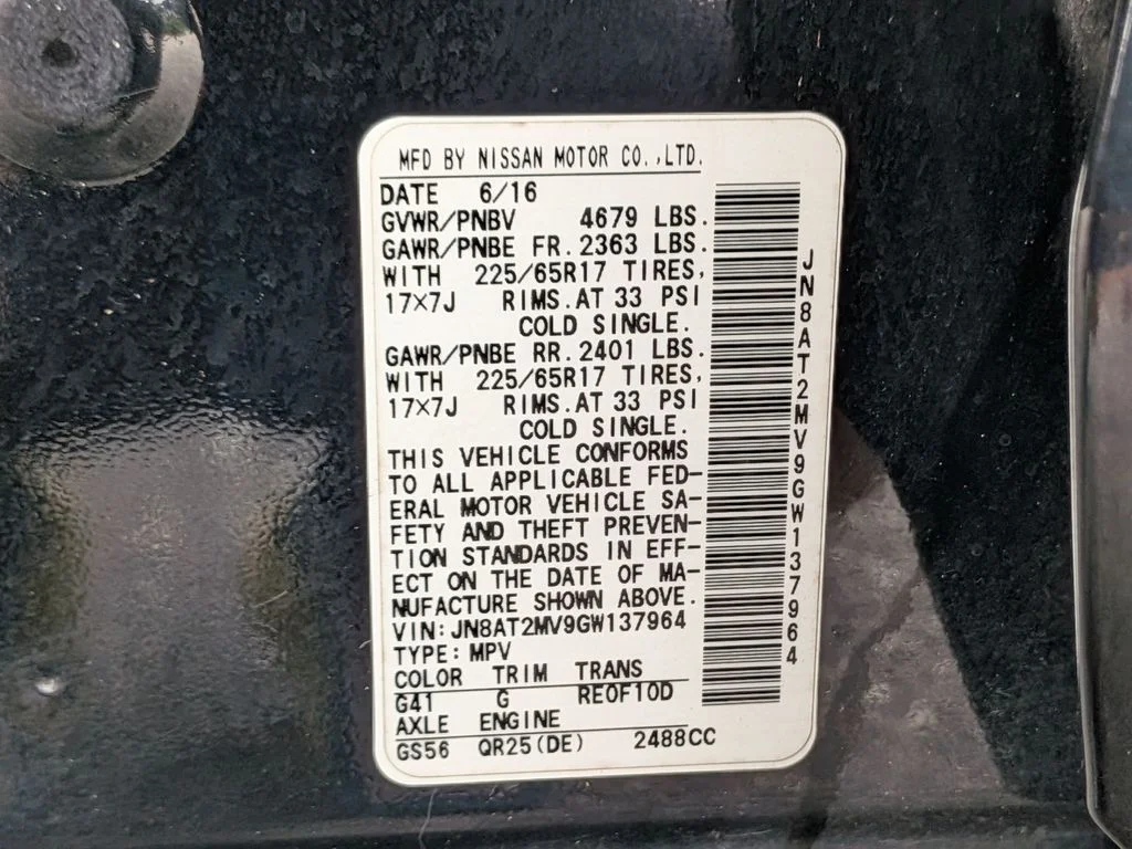 Used 2016 Black Nissan SV image 22