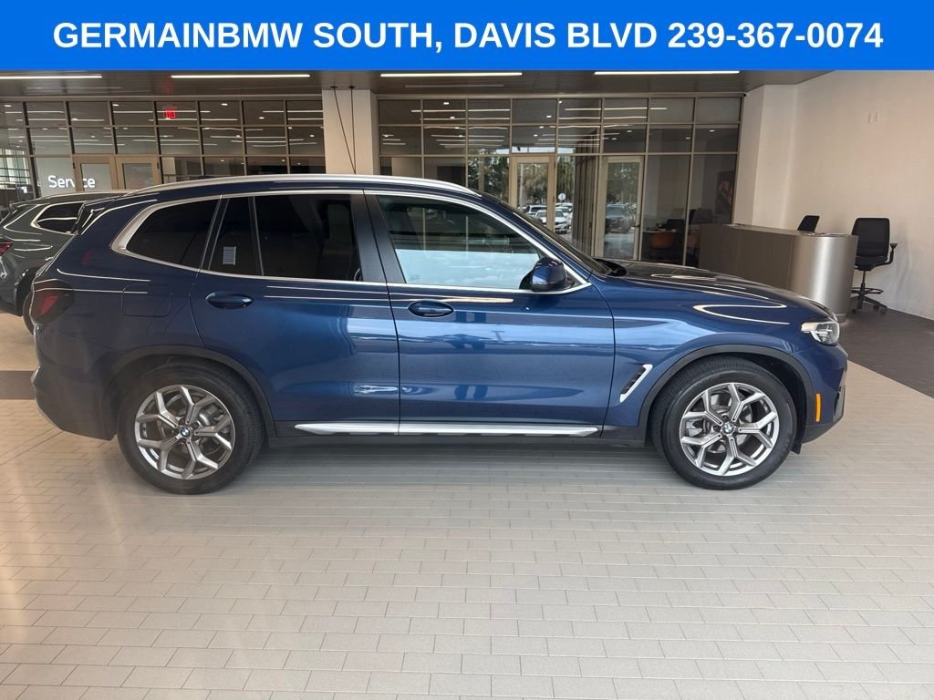 Certified Used 2022 Blue Metallic BMW sDrive30i image 6