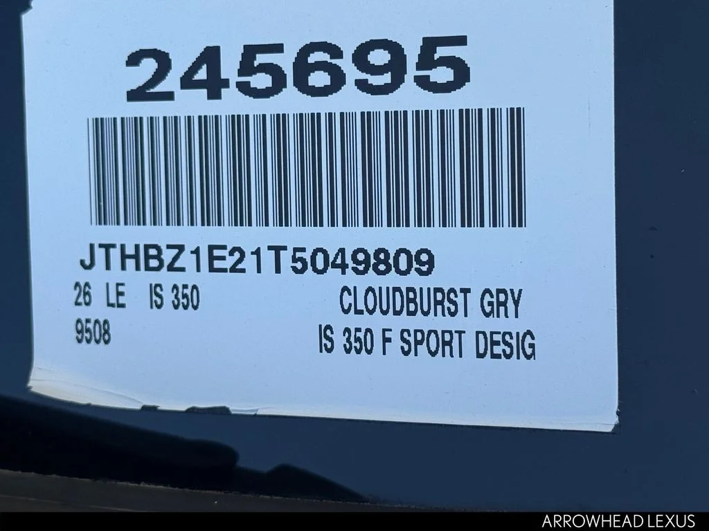 New 2026 Gray Lexus 350 F SPORT Design image 25