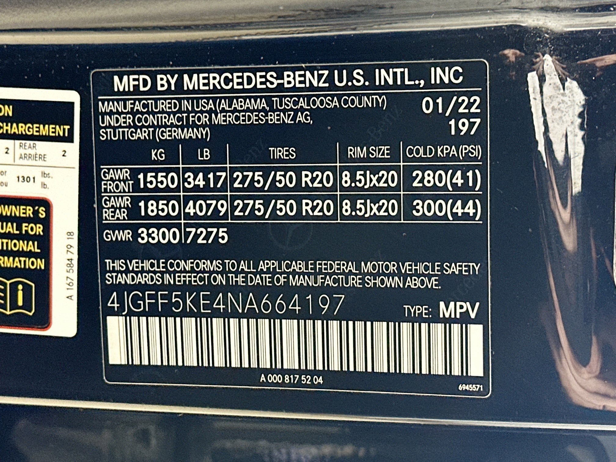 Used 2022 Obsidian Black Metallic Mercedes-Benz GLS 450 image 43