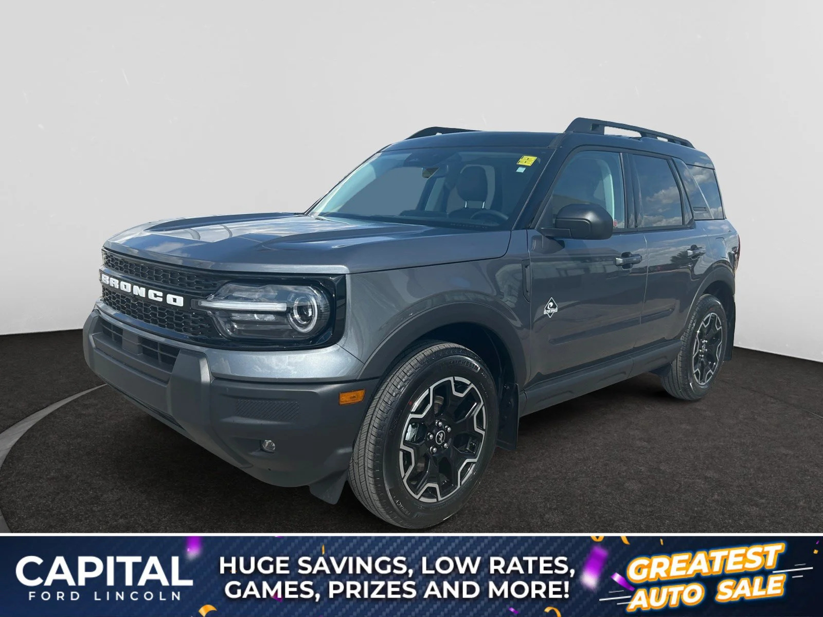 New 2026 Carbonized Grey Metallic Ford Outer Banks image 1