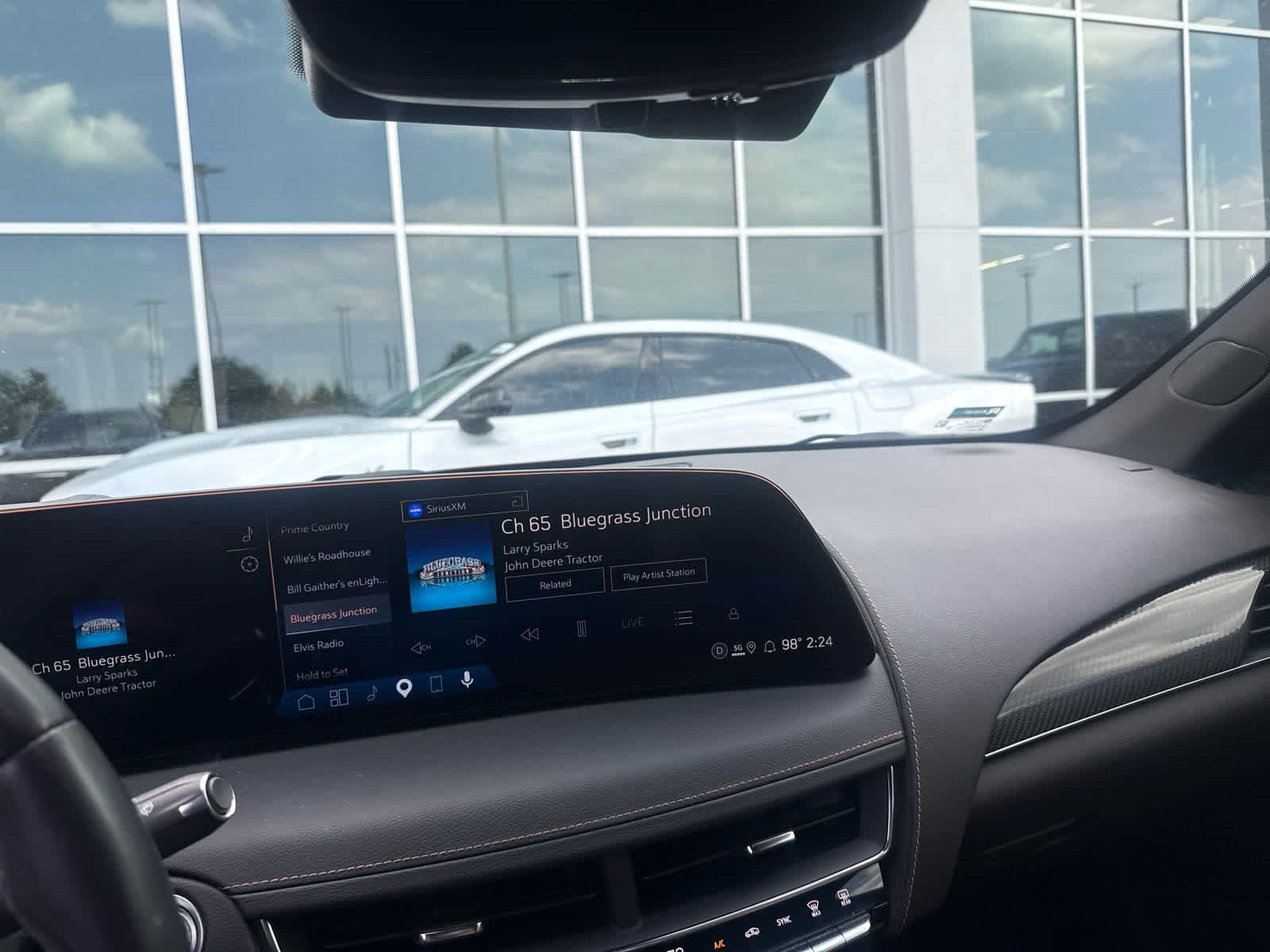 Used 2025 Radiant Red Tintcoat Cadillac Premium Luxury image 7