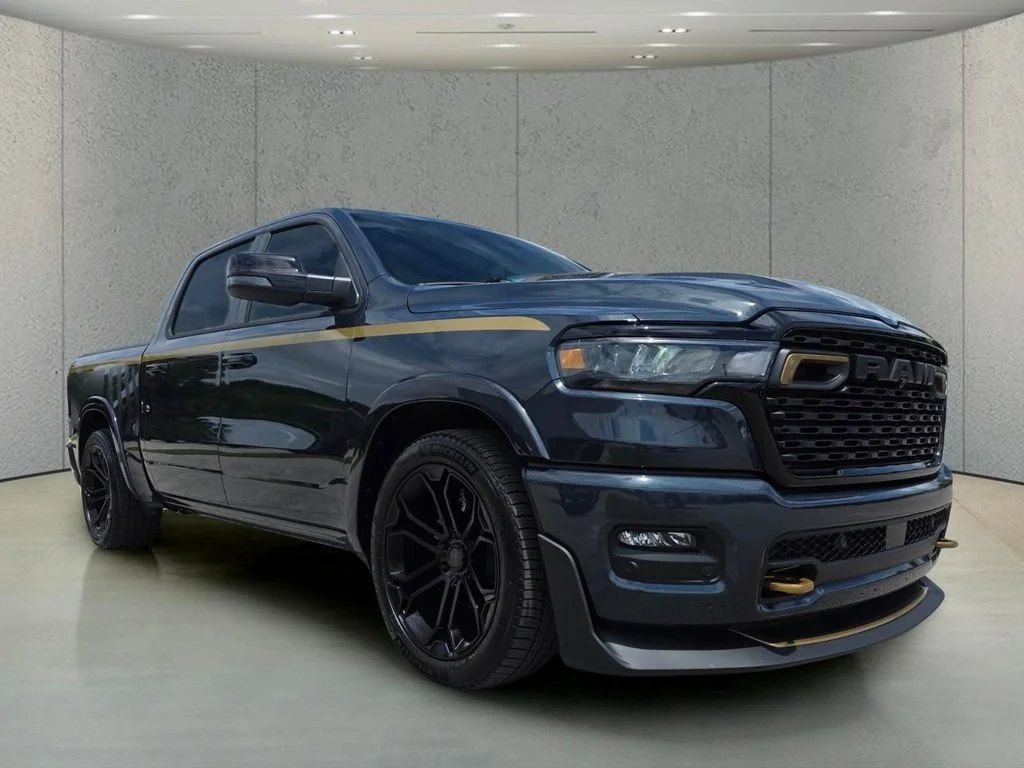 New 2026 Forged Blue Metallic Exterior Paint RAM Big Horn image 12