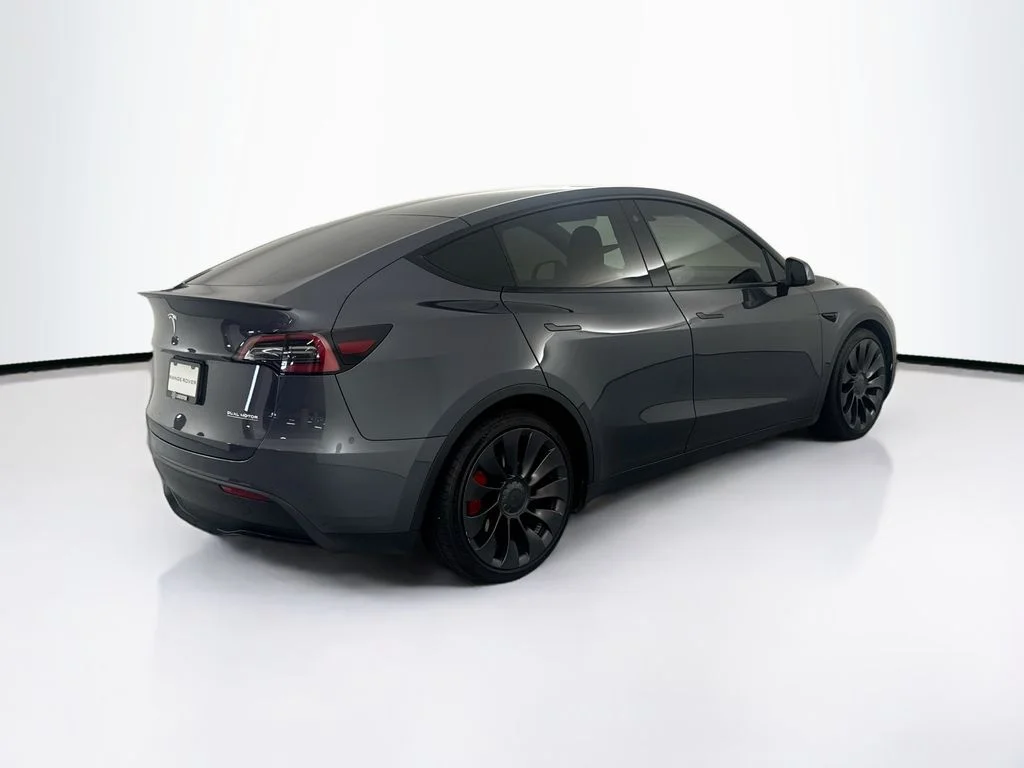 Used 2022 Gray Tesla Performance image 5