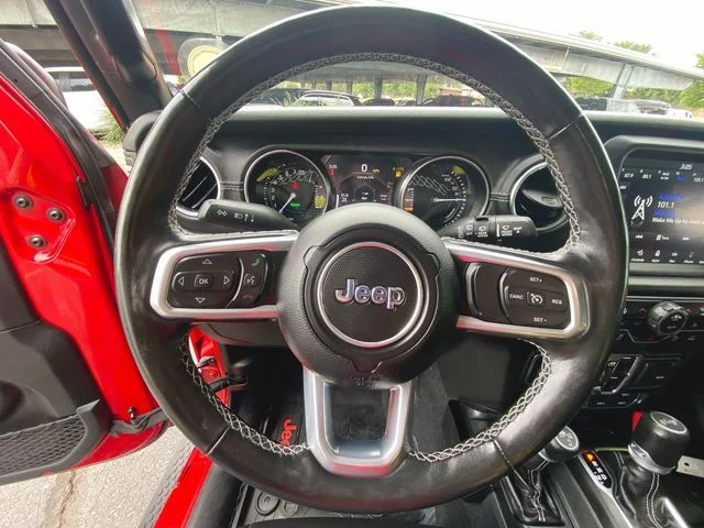 Used 2021 Red Jeep Unlimited Sahara 4xe image 14