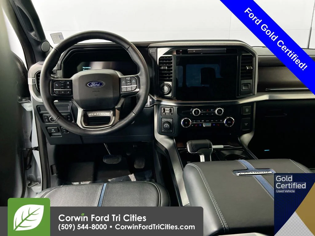 Certified Used 2025 Space White Metallic Ford Platinum image 27