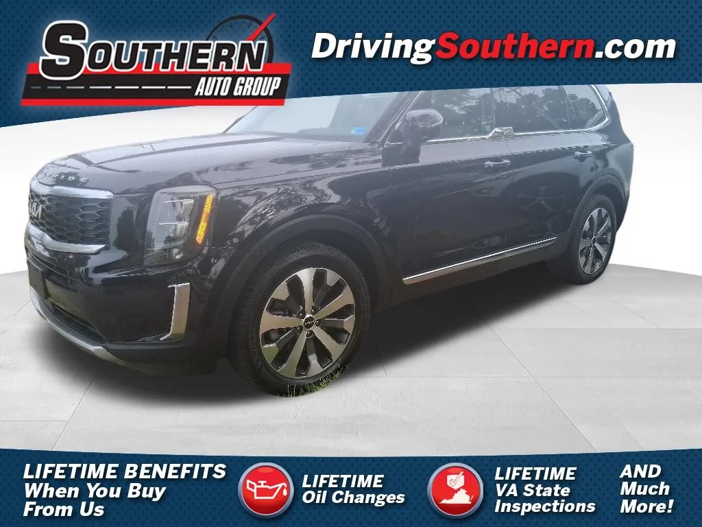 Used 2022 Black Kia EX image 1