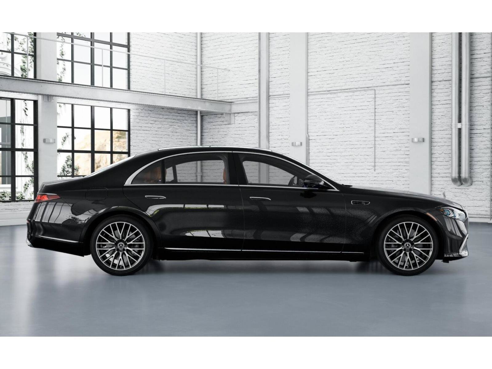 New 2027 Obsidian Black Metallic Mercedes-Benz S 580 4MATIC® Sedan image 2