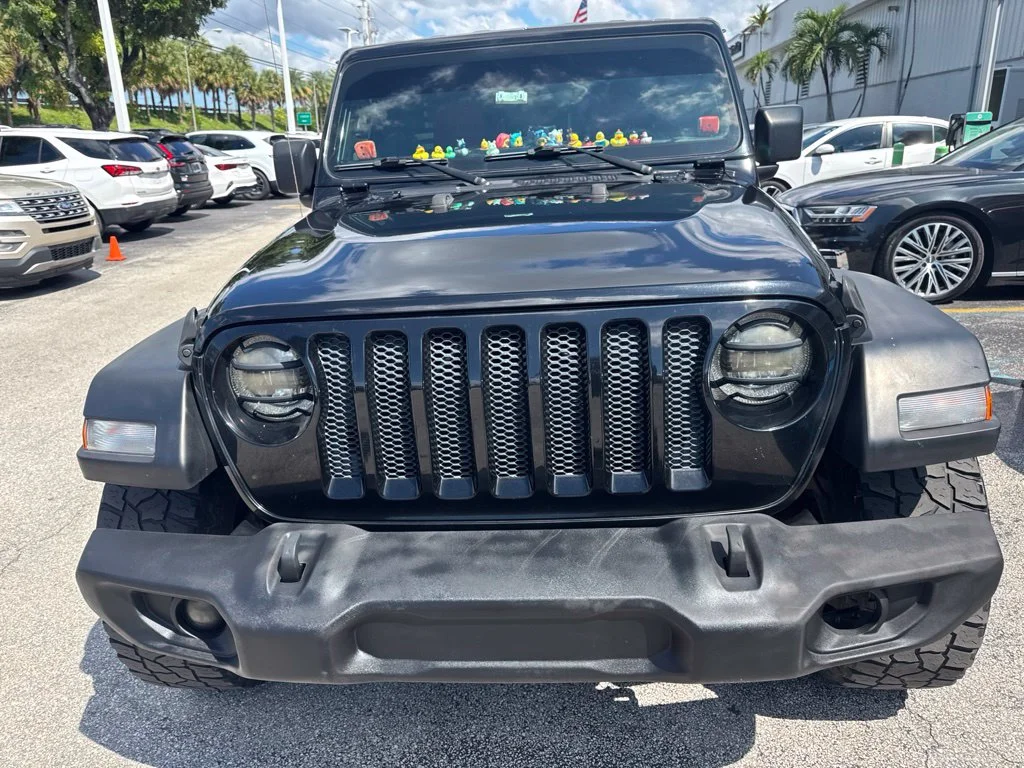 Used 2019 Black Clearcoat Jeep Unlimited Sport S image 2