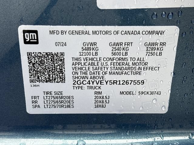 Used 2024 Lakeshore Blue Metallic Chevrolet High Country image 19