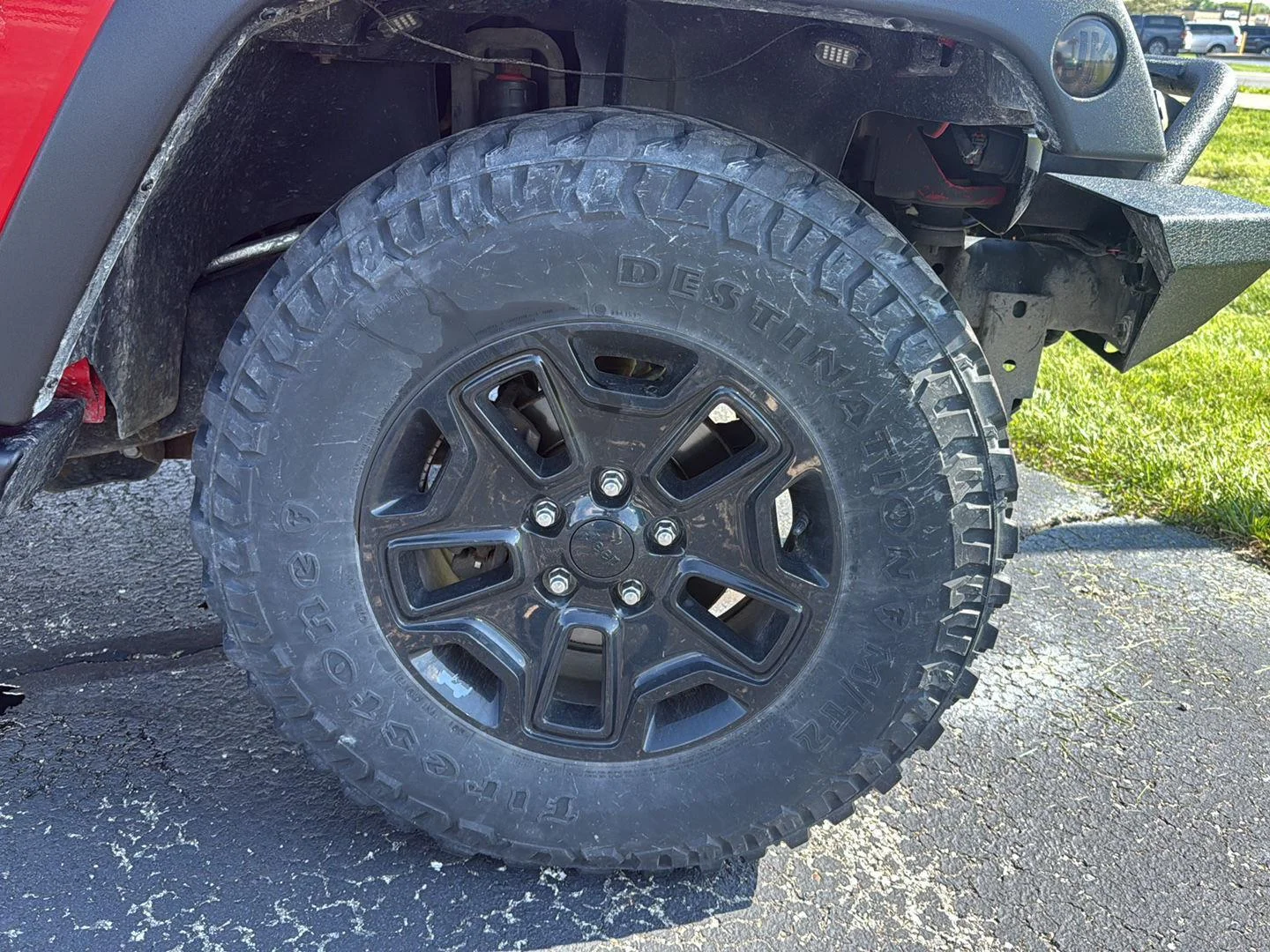 Used 2017 Firecracker Red Jeep Willys Wheeler image 4