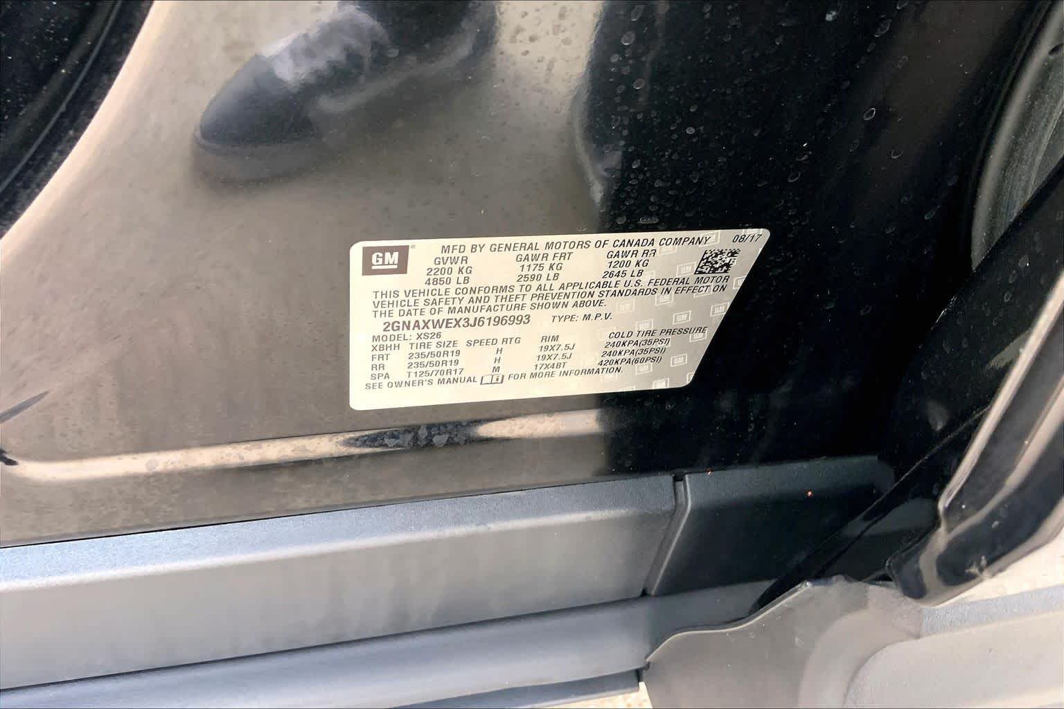 Used 2018 Mosaic Black Metallic Chevrolet Premier image 37