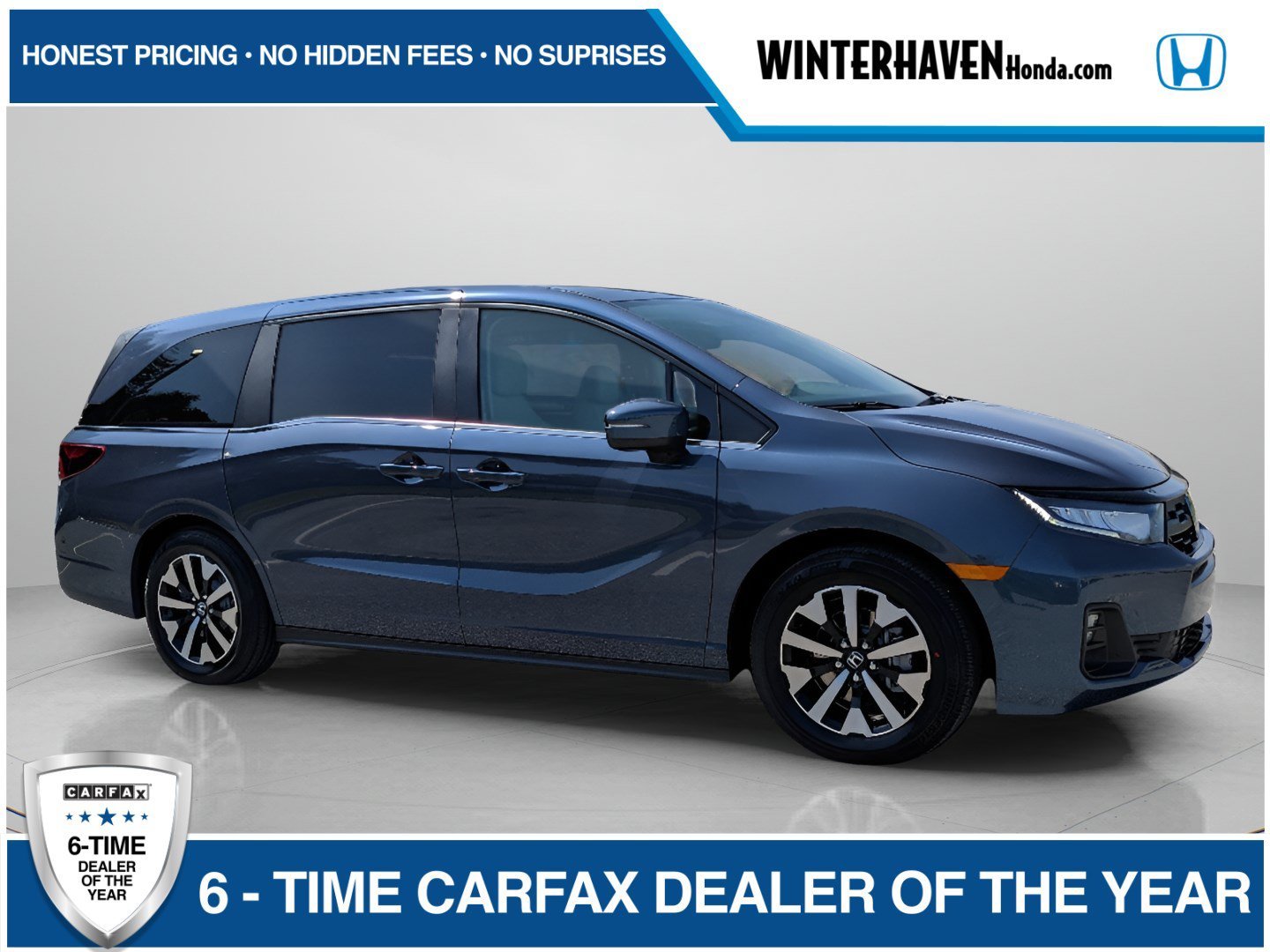 New 2026 Smoke Blue Pearl Honda EX-L image 1