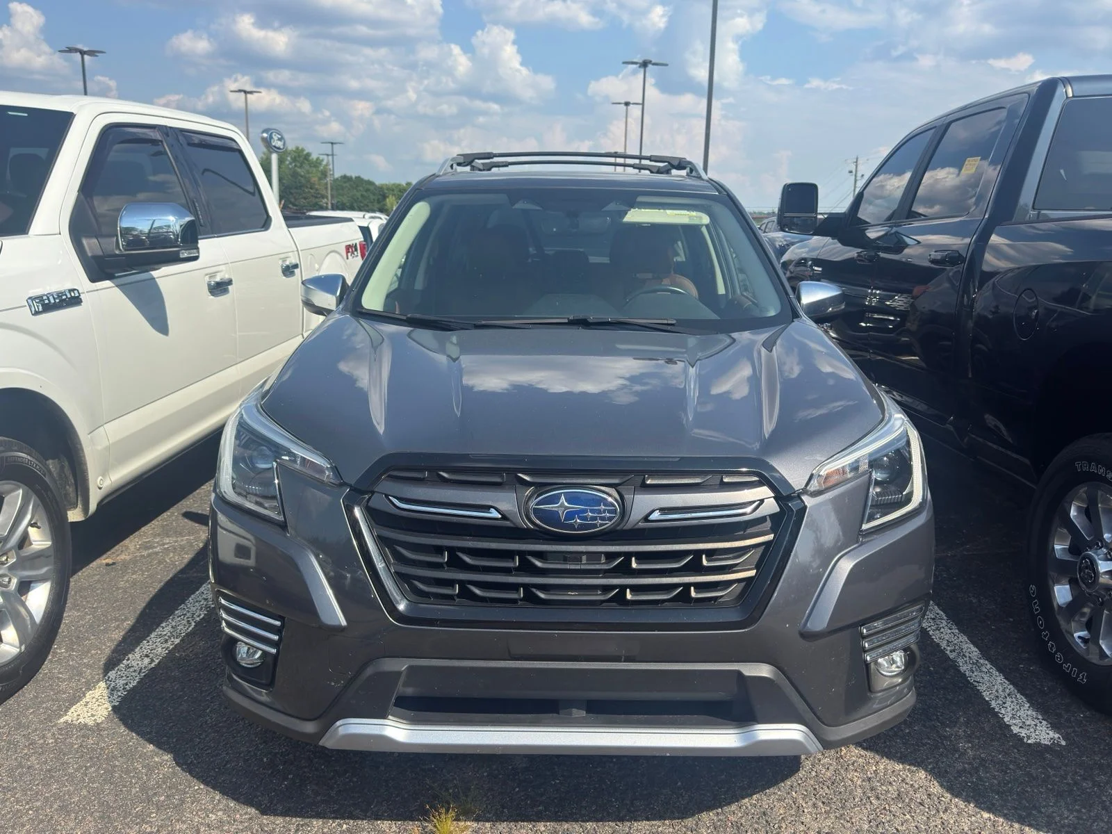Used 2022 Gray Subaru Touring image 1