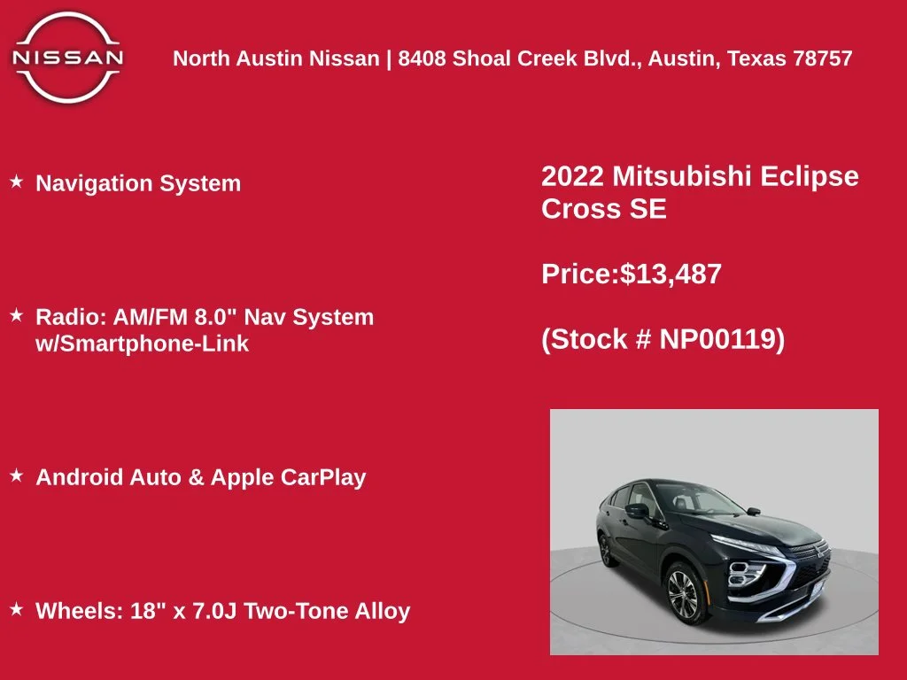 Used 2022 Labrador Black Pearl Mitsubishi SE image 11