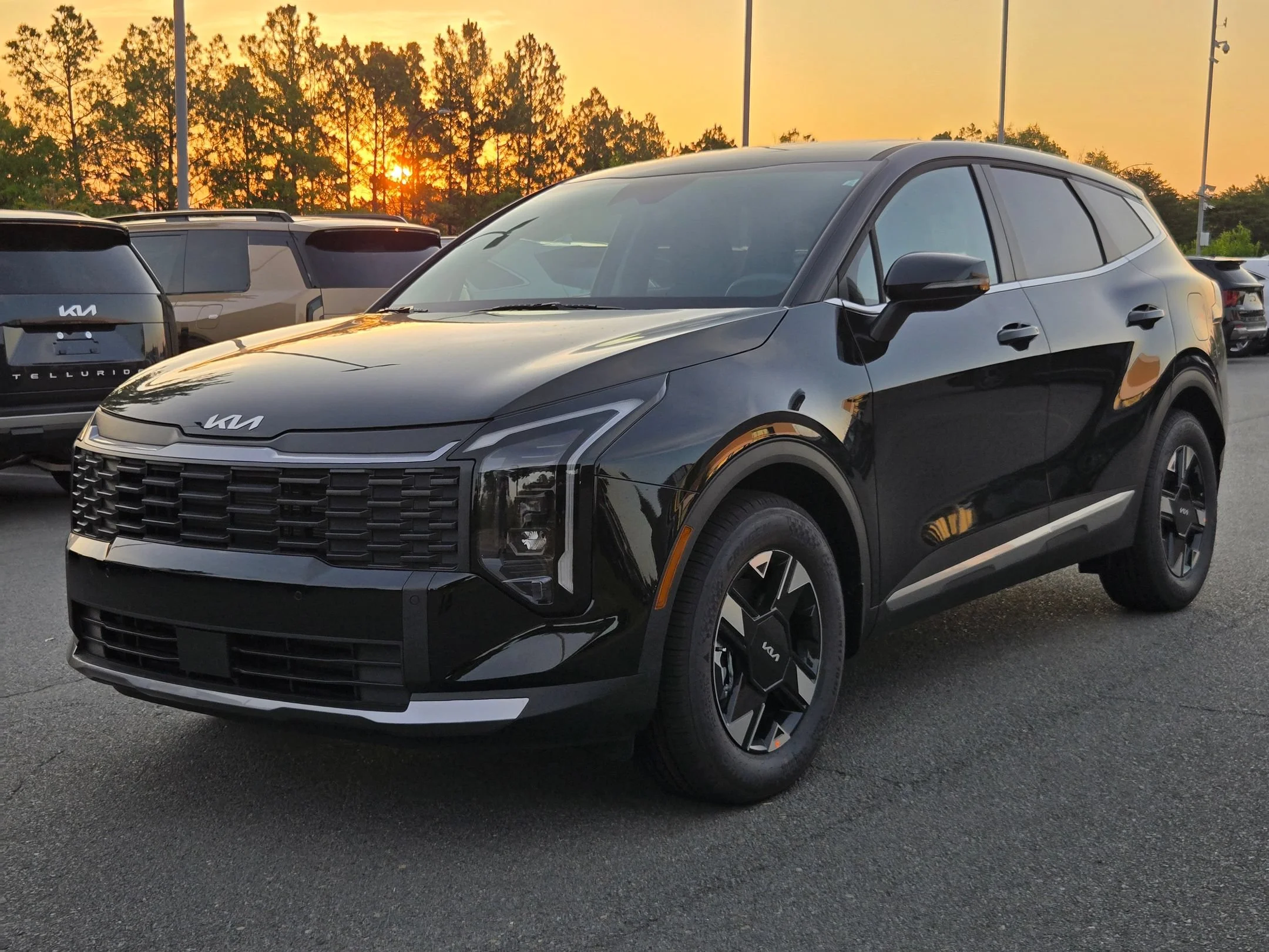 New 2026 Ebony Black Kia LX image 3