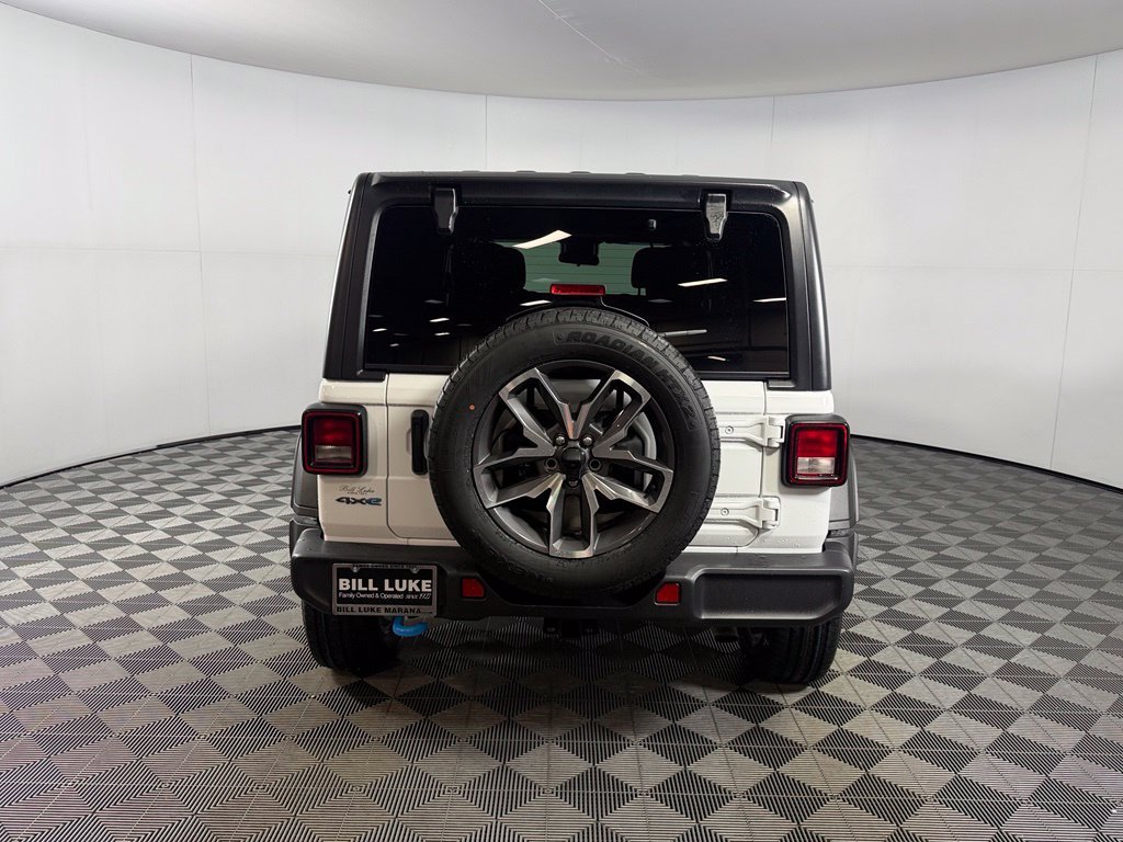 Used 2024 White Jeep Sport S 4xe image 8