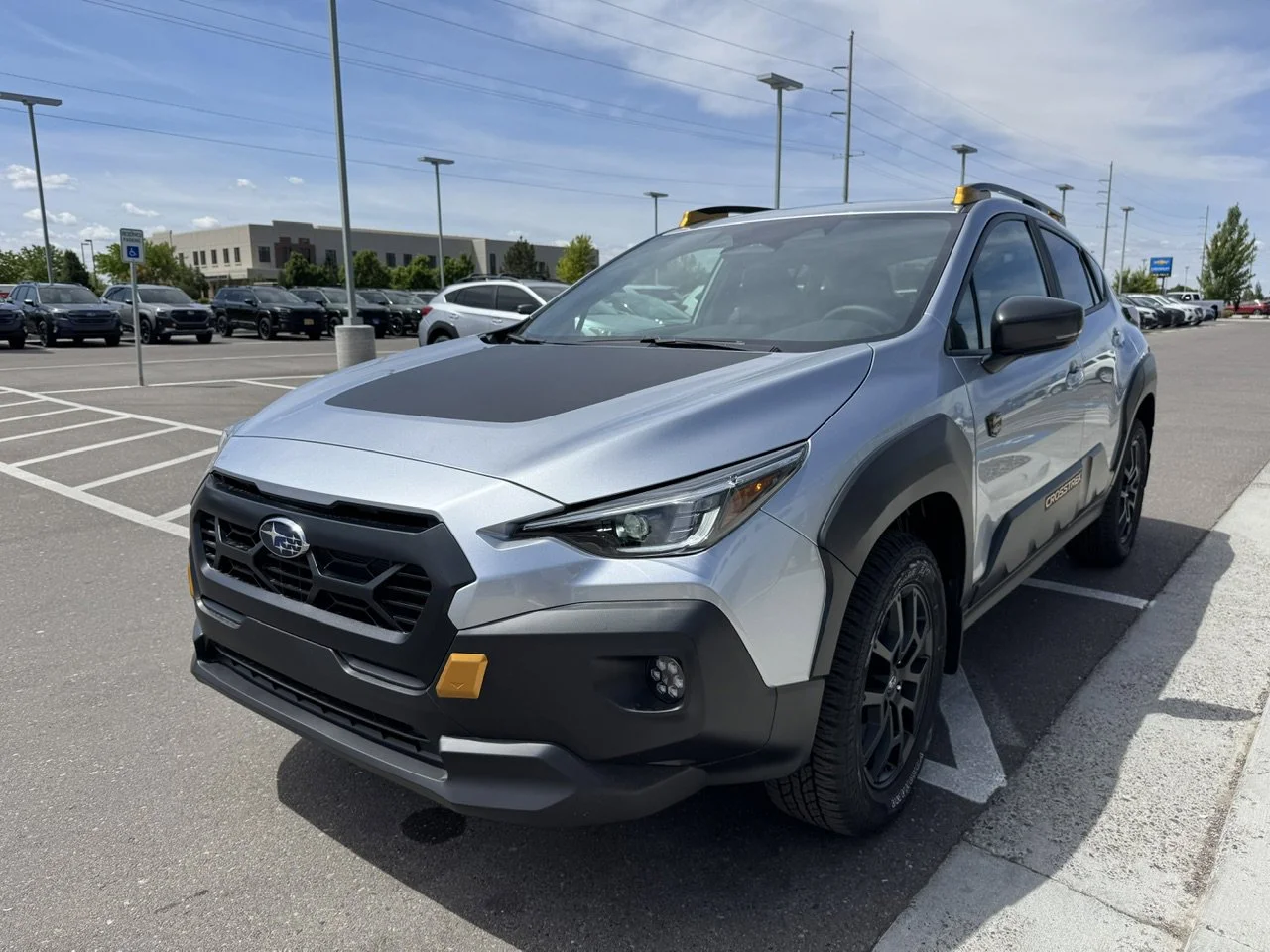 New 2026 Ice Silver Metallic Subaru Wilderness image 3