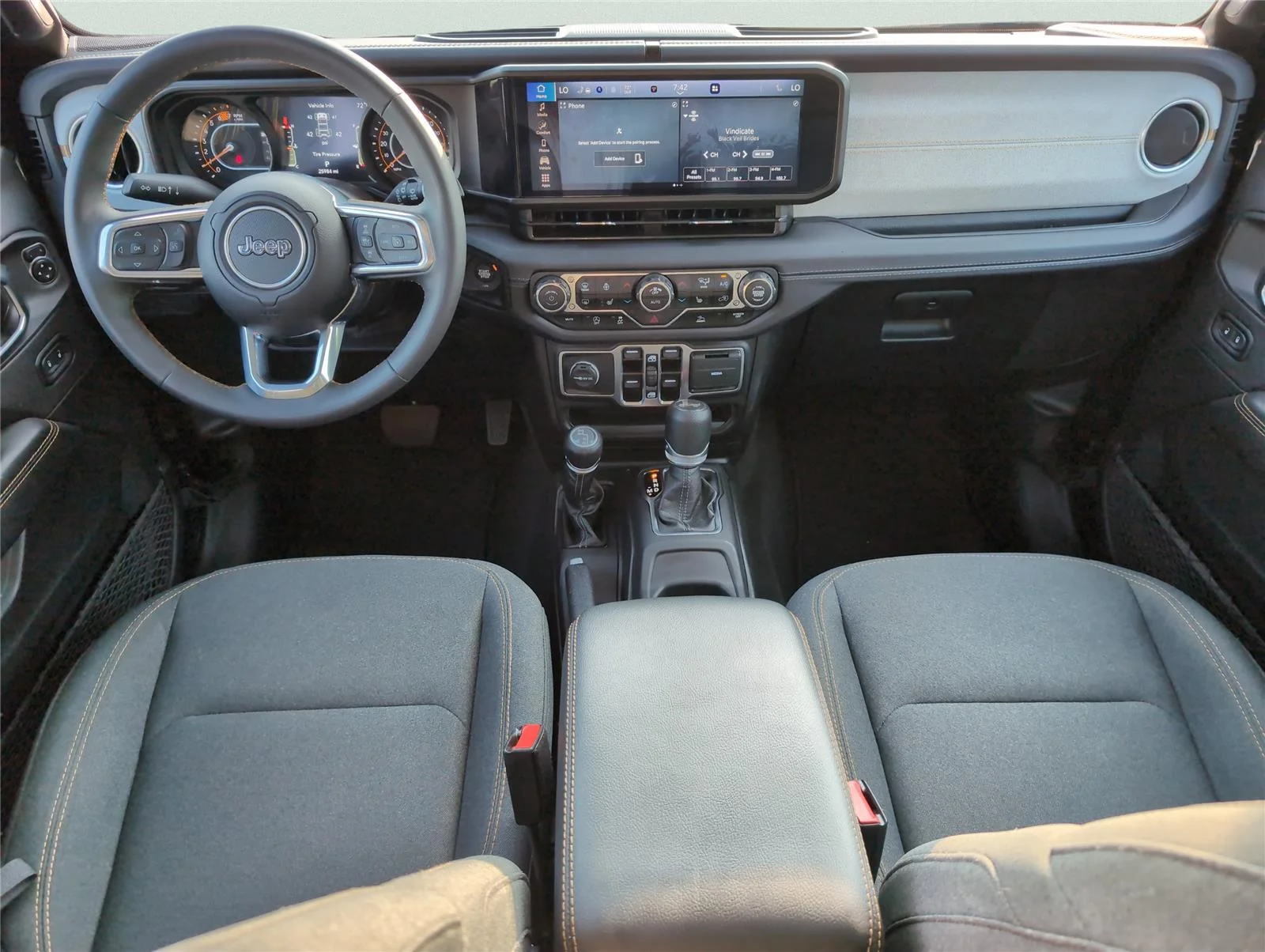 Used 2025 Black Clearcoat Jeep Sahara image 30